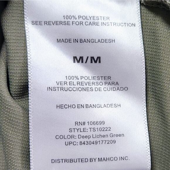 Habit Men’s Green Long-Sleeve Button-Up Pocketed Vented 40+ Solar Factor Size M - Picture 9 of 11